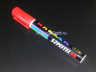 Флуоресцентный маркер красный 4 мм.