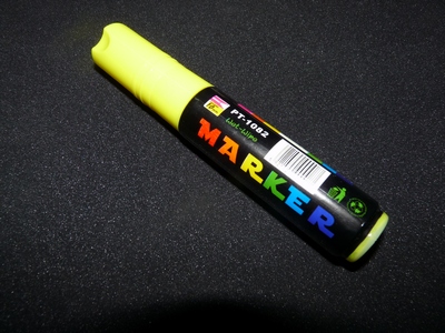 Флуоресцентный маркер жёлтый 10 мм.